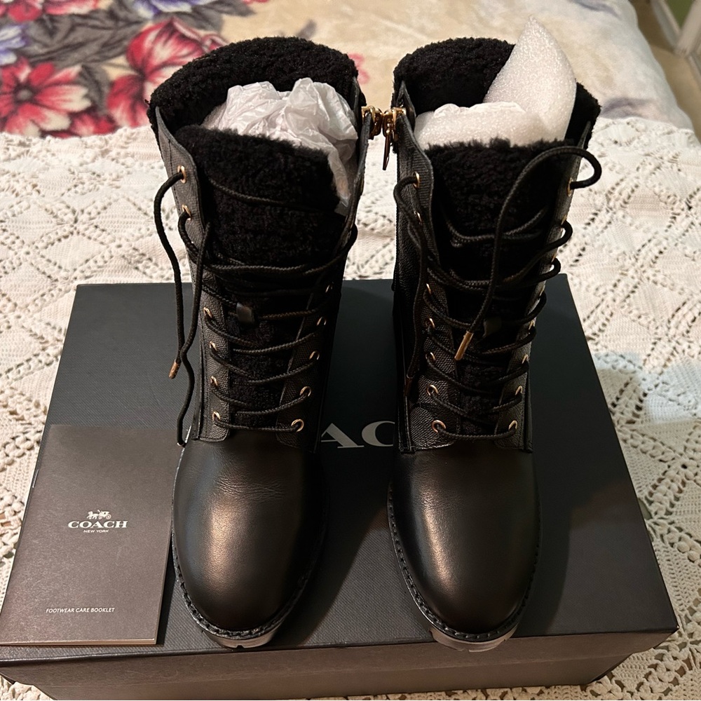 JILL LEATHER BOOT BLACK US 7.5 B Never worn still brand new. - Picture 10 of 13